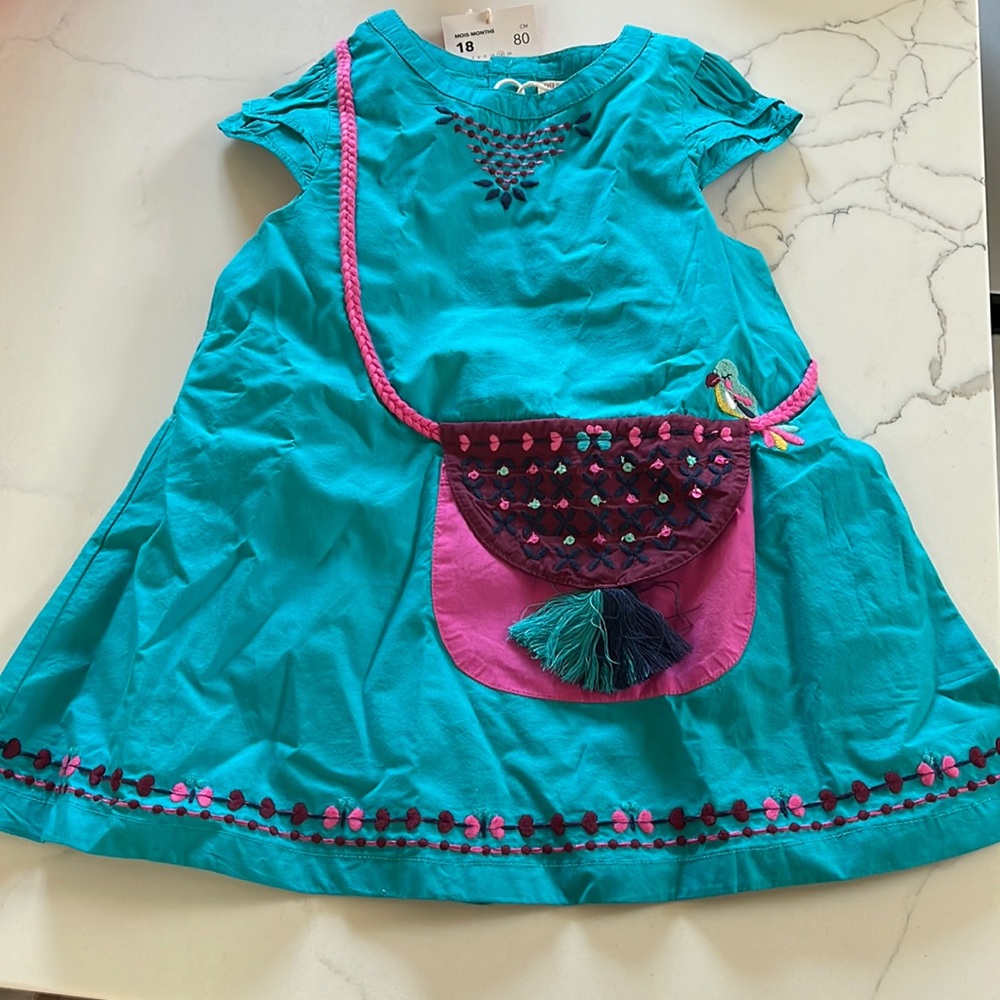 Du pareil au meme dress turquoise